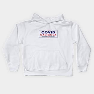 COVID CALIGULA Trump 2020 Logo Kids Hoodie